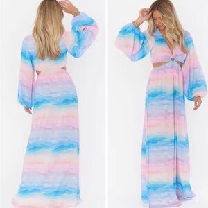 Show me your Mumu cut out maxi dress